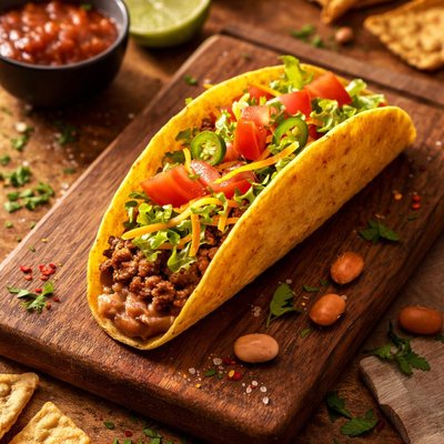 塔可贝尔豆硬壳塔可