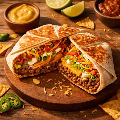 Taco bell big-cheese crunchwrap