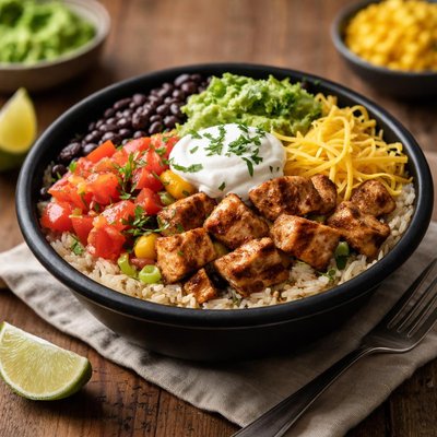 Taco bell chicken  protein bowl