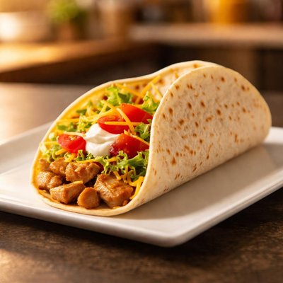 Taco bell chicken soft taco supreme