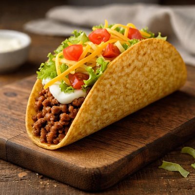 Taco bell crunchy taco supreme