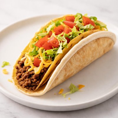 Taco bell double stacked taco