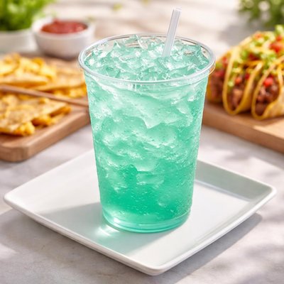 Taco bell large mountain dew baja blast