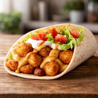 Taco bell spicy cheesy potato taco