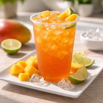 Taco bells mango tea