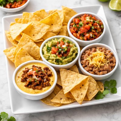 Taco bueno mexi dips and chips