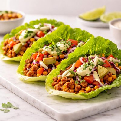 Taco lettuce wrap