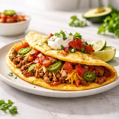 Taco omelette