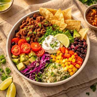 Taco salad bowl