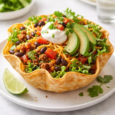 Taco salad shell