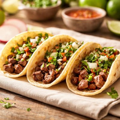 Tacos de bistec