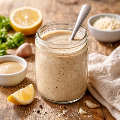 Tahini caesar dressing