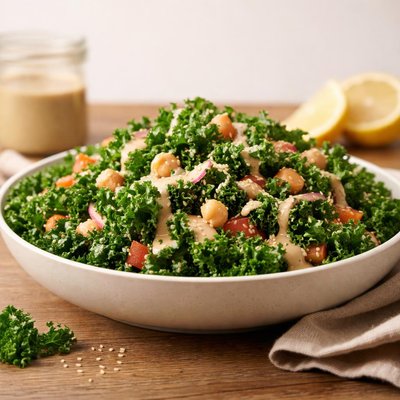 Tahini kale