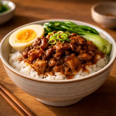Taiwanese braised pork rice