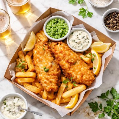 Take away fish and chips