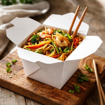 Take away lo mein noodles