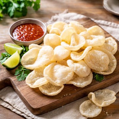 Take away prawn crackers