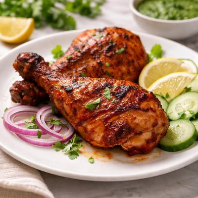 Tandoori chicken leg
