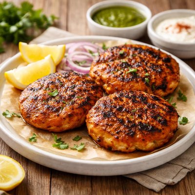 Tandoori chicken patties