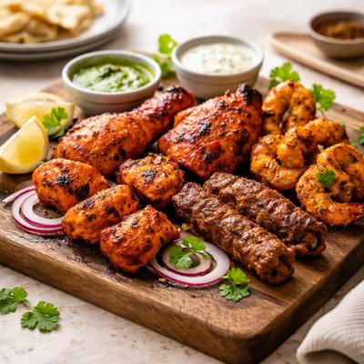 Tandoori platter