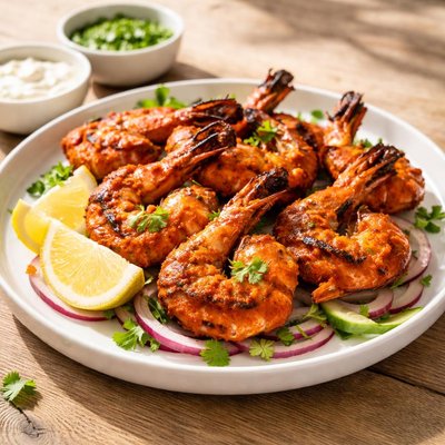 Tandoori prawn