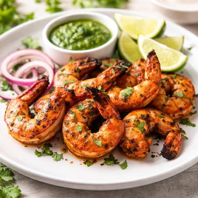Tandoori shrimp
