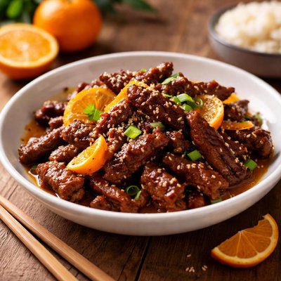 Tangerine beef