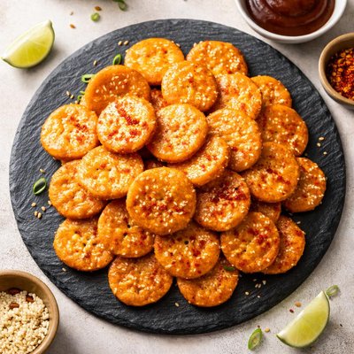 Tangy bbq rice crackers Nutrition