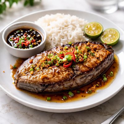 Tanigue steak with soy and calamansi Nutrition