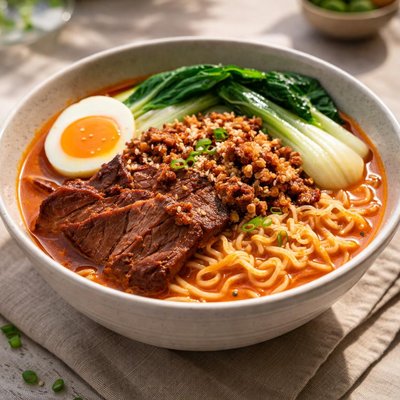 Tantanmen beef brisket ramen