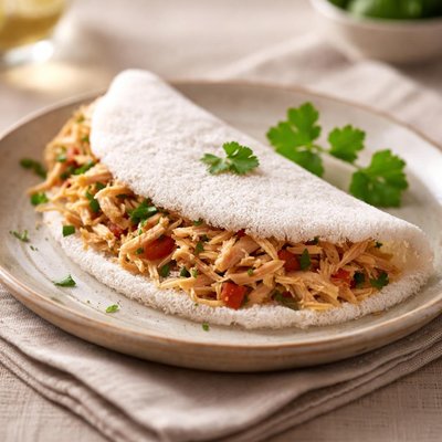 Tapioca con pollo