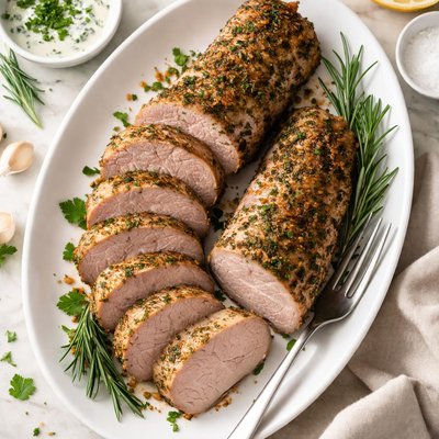 Target garlic herb pork tenderloin