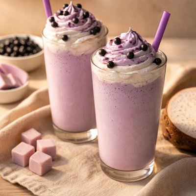 Taro milkshakes