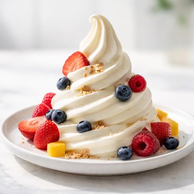 Tart frozen yogurt