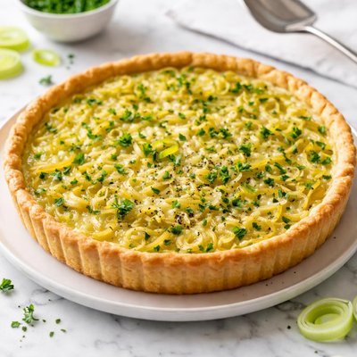 Tarte aux poireaux