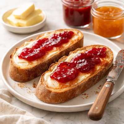 Tartine beurre confiture