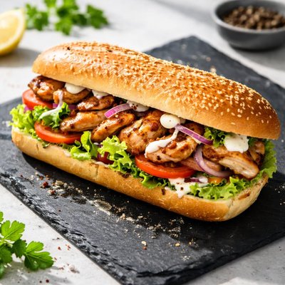 Tawuk chicken sandwich