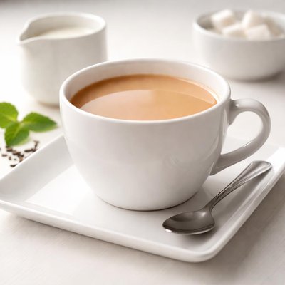 Tea with lactose free milk