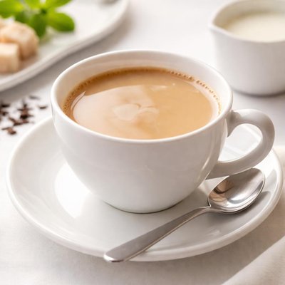 Tea with skimmed milk