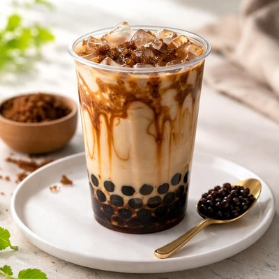 Tealive brown sugar milk tea with pearls