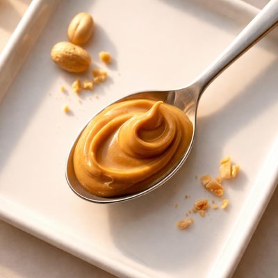 Teaspoon of peanut butter