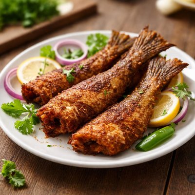 Cola de Pescado Tilapia Frita