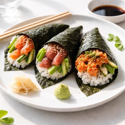 Temaki rolls