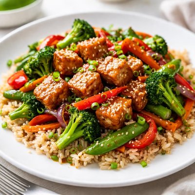 Tempeh stir fry