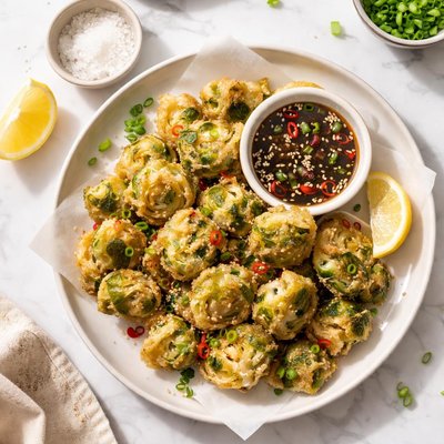 Tempura brussel sprouts