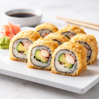 Tempura california roll