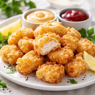 Tempura chicken nuggets
