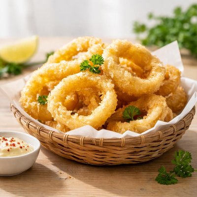 Tempura onion rings