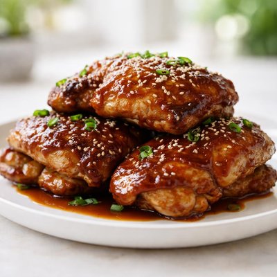 Terayaki chicken thighs
