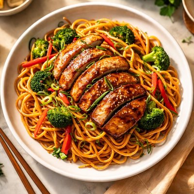 Teriyaki chicken noodles